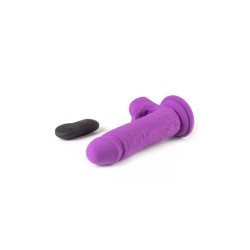 Vibratore Realistico R12 Con Telecomando Wireless Viola