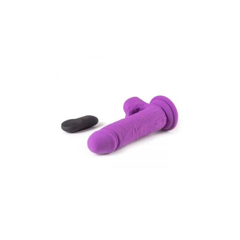 Vibratore Realistico R12 Con Telecomando Wireless Viola