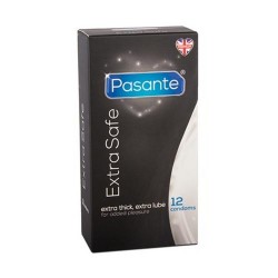 Preservativi anal più spessi e lubrificati Extra Safe 12 pezzi