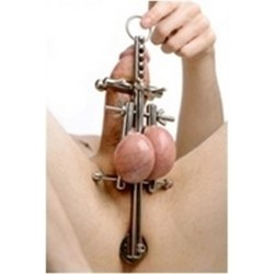 Stainless steel xtreme 4 in 1 Chastity device