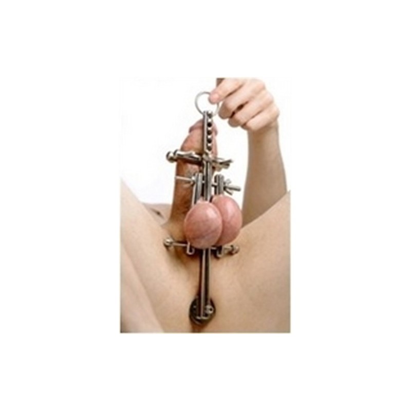 Stainless steel xtreme 4 in 1 Chastity device