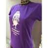 TAGLIA M  T-Shirt VIOLA addio al nubilato sposa con velo