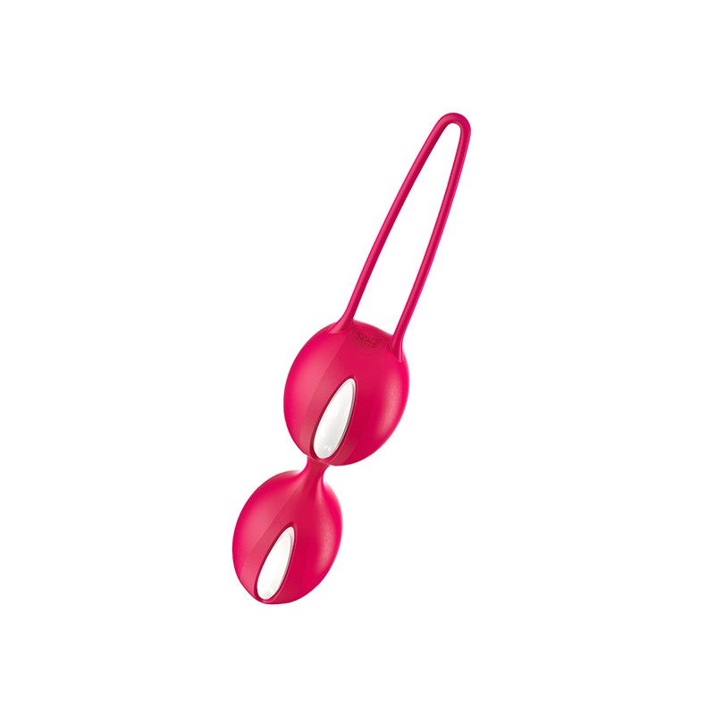 Palline vaginali per esercizi di Kegel  Smartballs Teneo DUO India Red 76 grammi