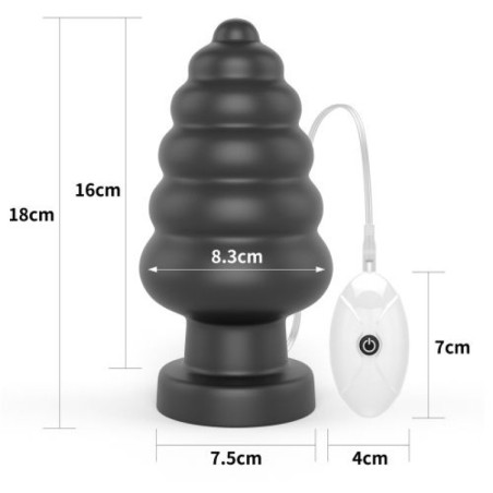 Lovetoy King Sized Vibrating Anal Cracker 7 - Vibratore anale giant