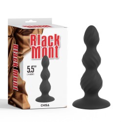 Plug Anale Black Mont in Silicone Nero 14,8 cm