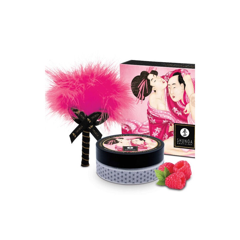Shunga - Sensual Powder talco commestibile al lampone 75 grammi