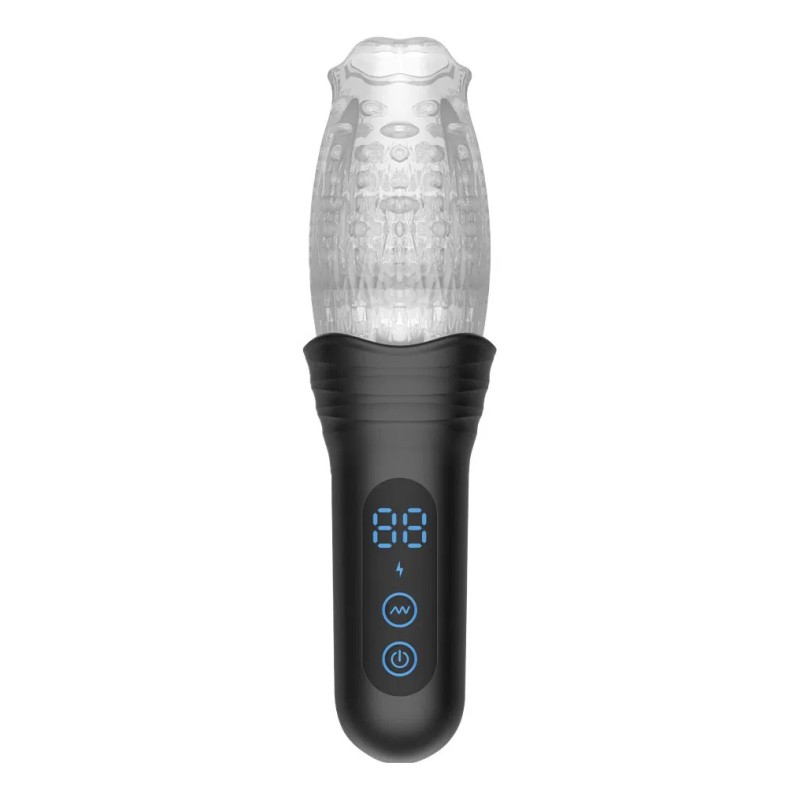 Orgastobator 02  Male Masturbator Black & Transparent