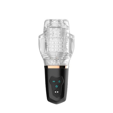 Orgastobator 03 Male Masturbator Black & Transparent
