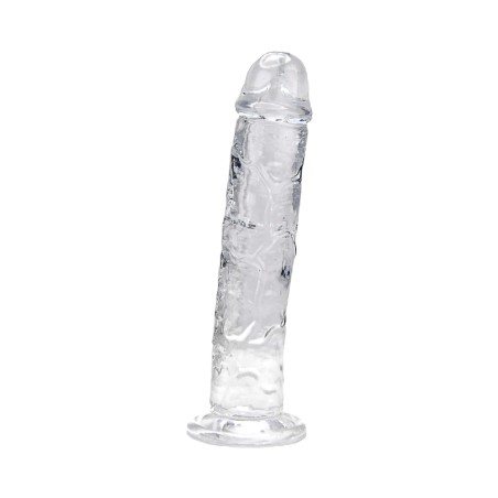 Dildo con ventosa da 9.5 pollici trasparente