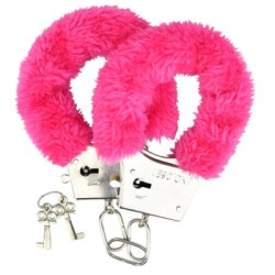 Heavy Furry Handcuffs Pink
