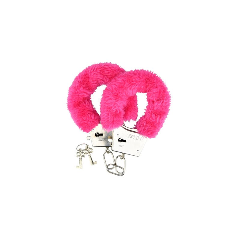 Heavy Furry Handcuffs Pink