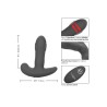 Plug Anale Ricaricabile Eclipse Remote Control Dual Pulsating Probe
