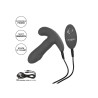 Plug Anale Ricaricabile Eclipse Remote Control Dual Pulsating Probe