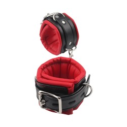 Soft Ankle Cuffs Black/Red