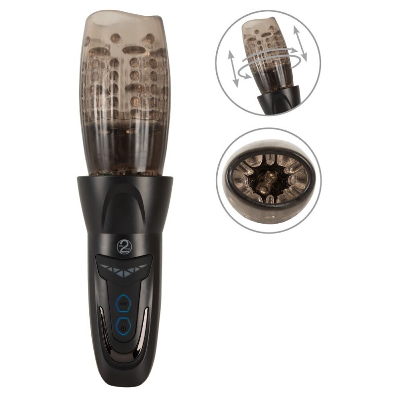 Rotating Masturbator with Vibration and Thrust Function