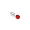 Anal Plug Ball Gem Red