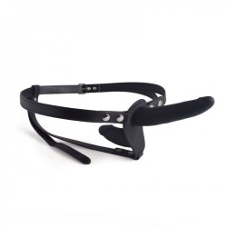 Strap on Doppio in Silicone Nero