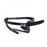 Strap on Doppio in Silicone Nero