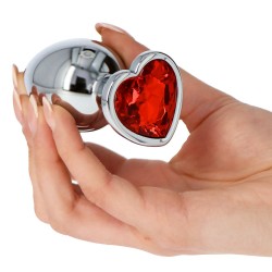 Plug Anale Cuore L Rosso