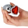 Plug Anale Cuore L Rosso