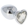 Plug Anale Cuore L Trasparente
