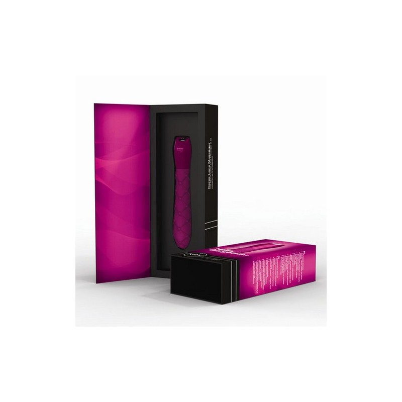 Vibratore design in silicone 13,25 cm x 3,75 cm Ceres Lace Massager Pink