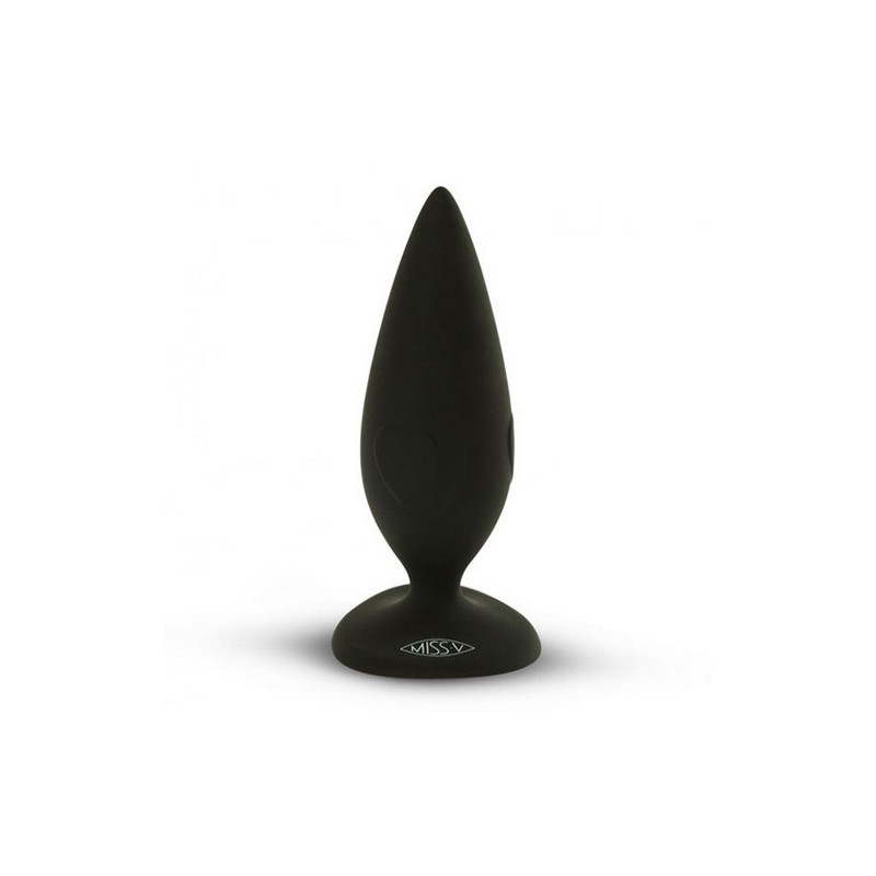 Plug anale in silicone Heartbreaker Velvet Black 10 cm