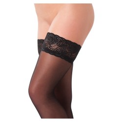 Amorable by Rimba - Hold-Up Stockings - One Size - Black