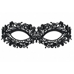 Mascherina in pizzo A710 colore nero