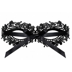 Mascherina in pizzo A710 colore nero