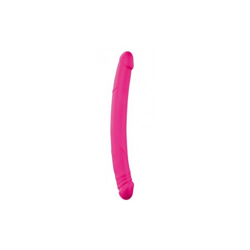 Dildo in silicone soft touch 42 cm x 4 cm magenta