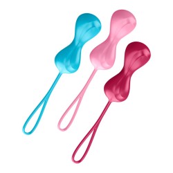 Satisfyer - Balls C02 set di 3 palline con pesi diversi 60 gr - 75 gr - 91 gr