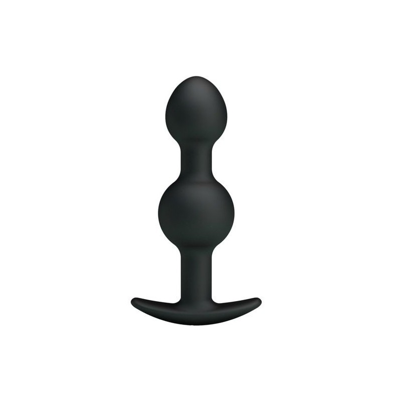 PRETTY LOVE palline anali in silicone 10 cm colore nero