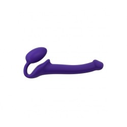 strapless strapon flessibile Strap-on me Silicone Bendable Strap-On viola - L