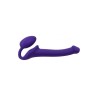 strapless strapon flessibile Strap-on me Silicone Bendable Strap-On viola - L