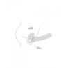 strapless strapon flessibile Strap-on me Silicone Bendable Strap-On viola - L