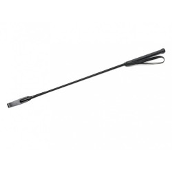 Frustino rigido con terminazione in vera pelle Horse whip 65 cm