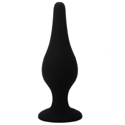 Butt Plug in silicone con ventosa 14 cm