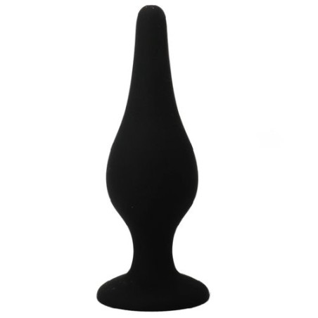 Butt Plug in silicone con ventosa 14 cm