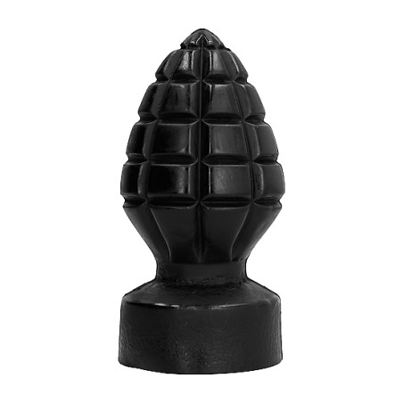 ALL BLACK EXPLOSIVE ANAL PLUG 15 CM X 6 CM