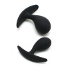 Set 2 Stimolatori Prostata in Silicone - Nero