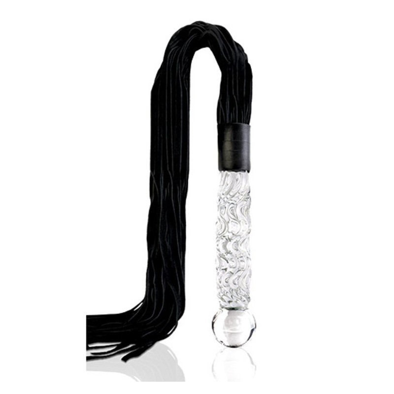 Dildo in vetro con frustino Icicles Glasdildo nr 38