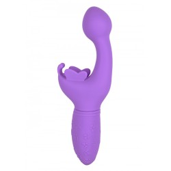 Stimolatore Punto G e Clitoride Butterfly Kiss Ricaricabile Viola