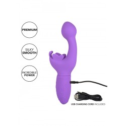 Stimolatore Punto G e Clitoride Butterfly Kiss Ricaricabile Viola