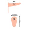 Strapon vibrante ricaricabile in silicone per pegging