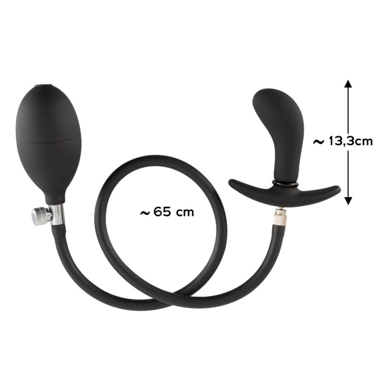 Plug Gonfiabile in silicone con Tubo Removibile 8 cm