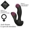 Vibratore Anale Black Jamba