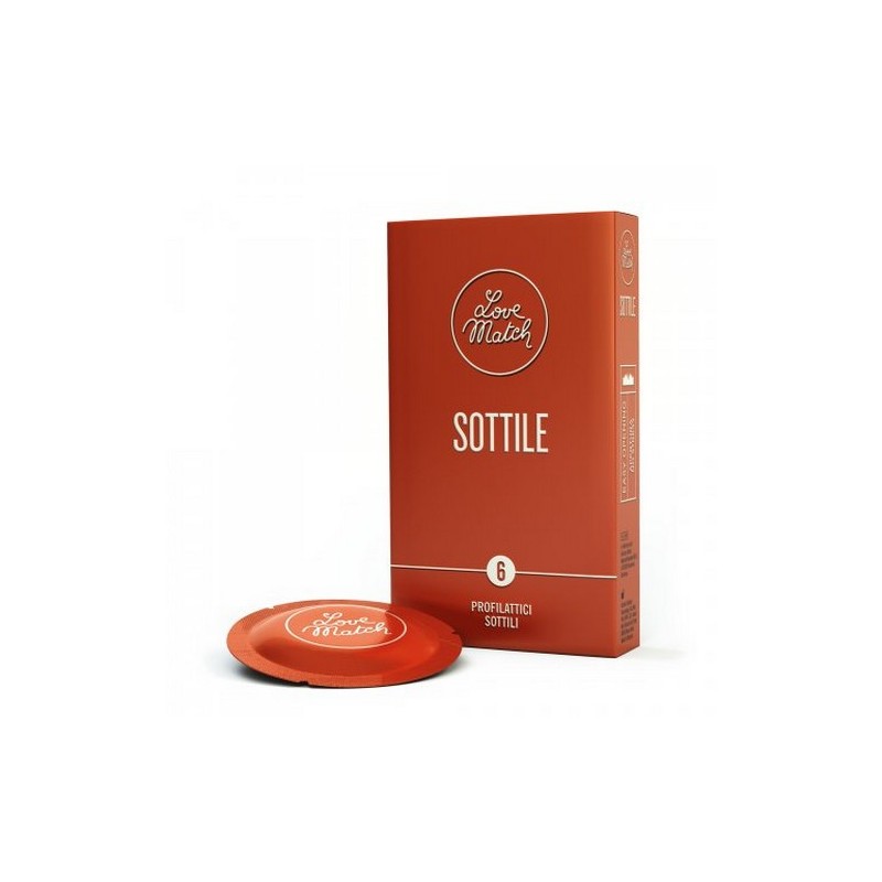 Preservativi Love Match Sottile 6 pezzi