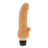 Vibratore realistico in silicone con stimolatore clitorideo, lunghezza inseribile 18 cm, diametro massimo 4,5 cm