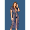 Flowlace Vestaglia in Pizzo Blu